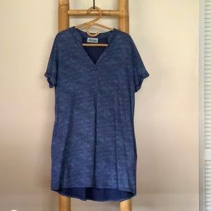 Kealopiko Indigo Shirt Dress Size Small